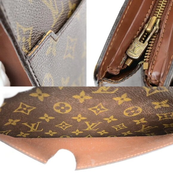 LOUIS VUITTON Pochette Homme Clutch Hand Bag Monogram Leather BN M51795 04YH118 - Picture 9 of 15